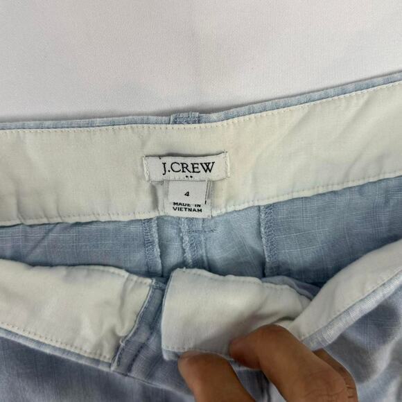 J Crew Light Wash Low Rise Shorts Size 4 - Picture 4 of 5